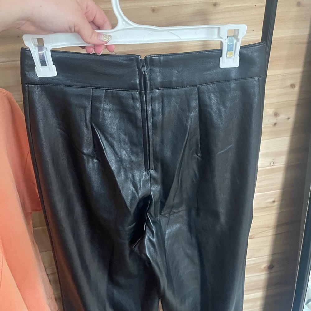 Black Straight Leg Dress Pants - Picture 3 of 6